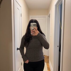 Apt. 9 Charcoal Women's Sweater